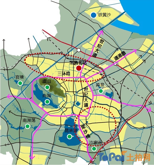 从常熟主城区空间战略规划看房地产市场发展机会