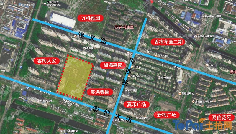 脱普地块新吴区梅村中心区位 居住氛围成熟